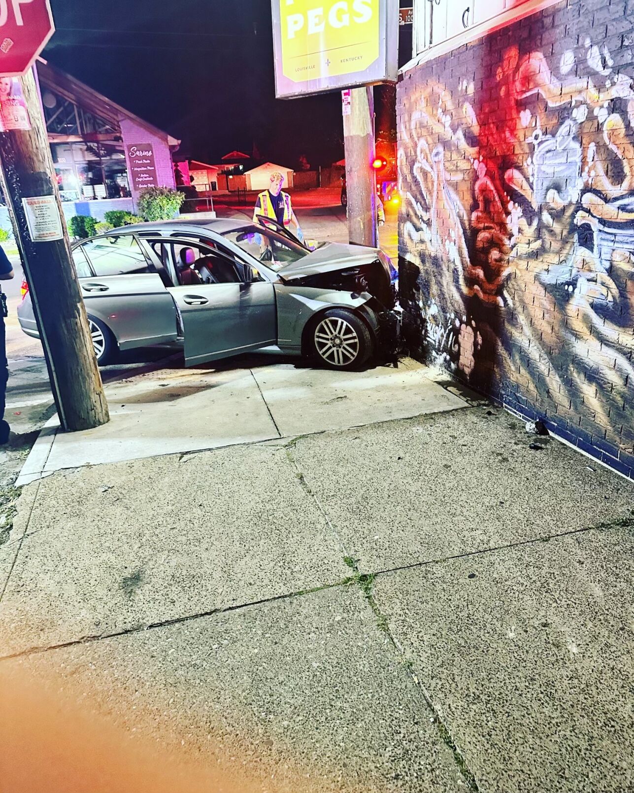 Four Pegs Car Crash